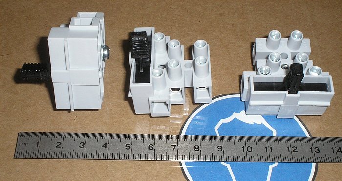 hq4 Schraubklemme Lüsterklemme 3polig Sicherungssockel Sicherungshalter 6,3x32 16A