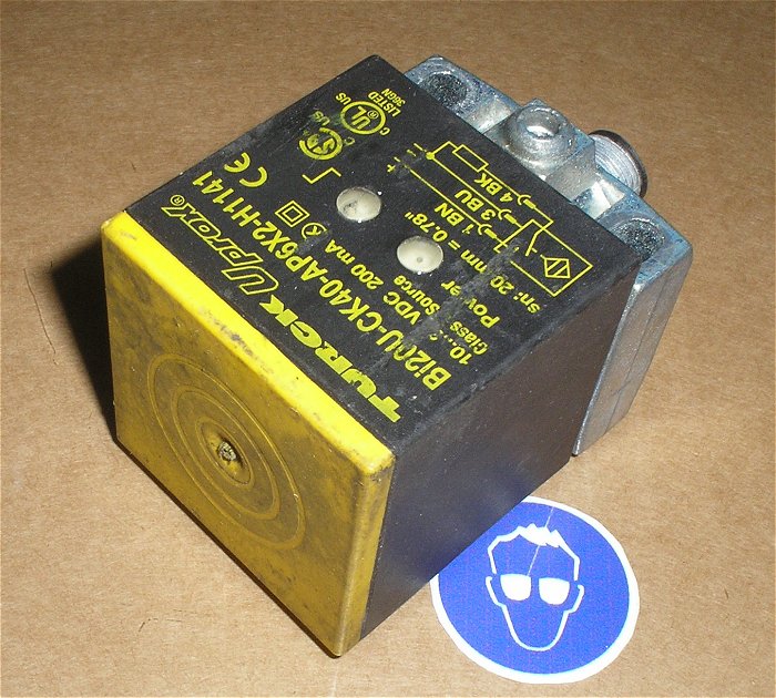 hq2 Initiator 24V DC 200mA sn=20mm Turck Uprox Bi20U-CK40-AP6X2-H1141