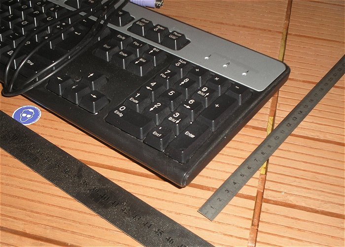 hq3 1x PC Tastatur Keyboard 1x optische Maus schwarz PS⁄2 PS2 Kabel Hewlett Packard