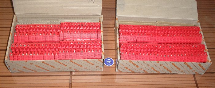 hq1 ca 50x Reihenklemme 6mm² Weidmüller WDU6 SL EN RT EAN 4050118293517