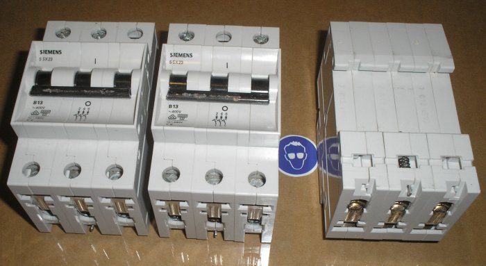 hq1 3x Leitungsschutzschalter LSS Automat Sicherung B13 A Ampere 3polig Siemens