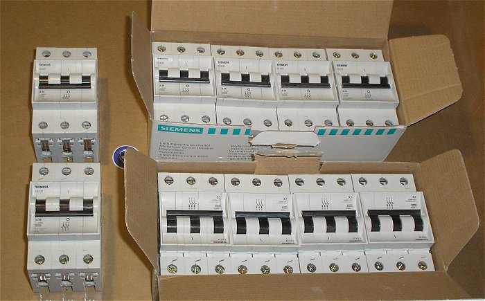 hq2 1x Leitungsschutzschalter LSS Automat Sicherung A10 A Ampere 3polig Siemens 5SX2