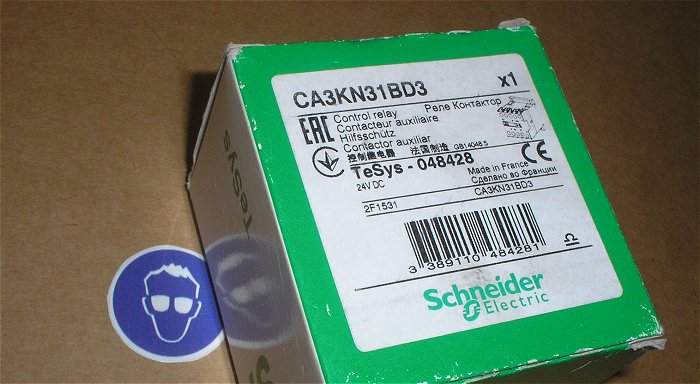 hq1 Schütz 24V DC 3S1Ö Schneider Electric CA3KN31BD3 EAN 3389110484281