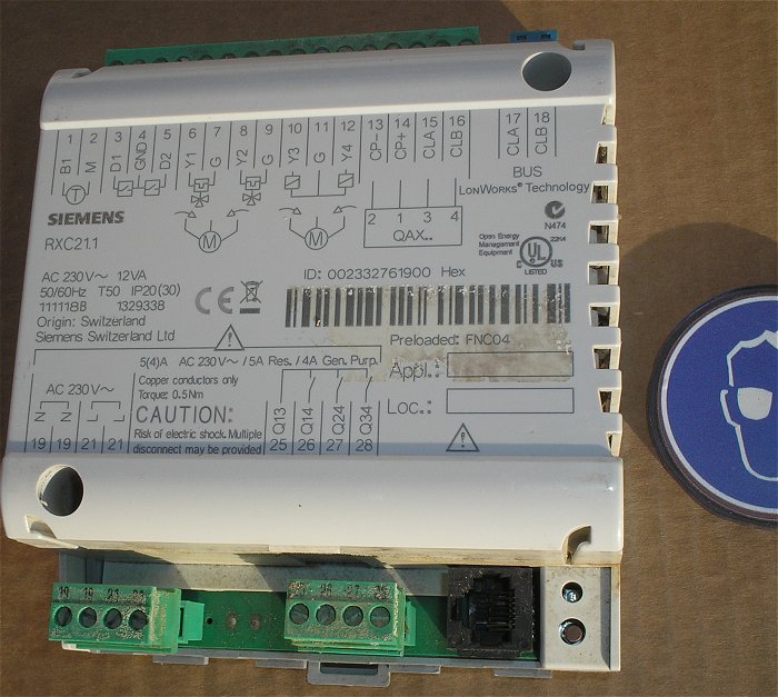 hq3 2x Hutschiene-Gehäuse Platine Printtrafo 230V 12,7 Siemens RXC21.1