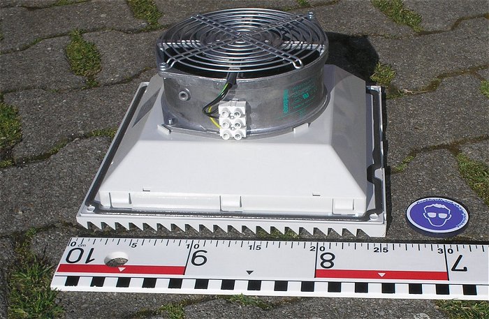hq2 25,5cm 255mm Filter Schaltschrank-Lüfter 115V AC Rittal SK3325117