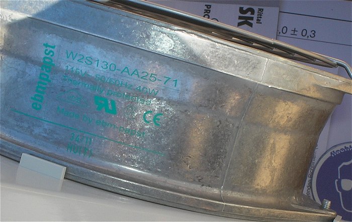 hq4 25,5cm 255mm Filter Schaltschrank-Lüfter 115V AC Rittal SK3325117