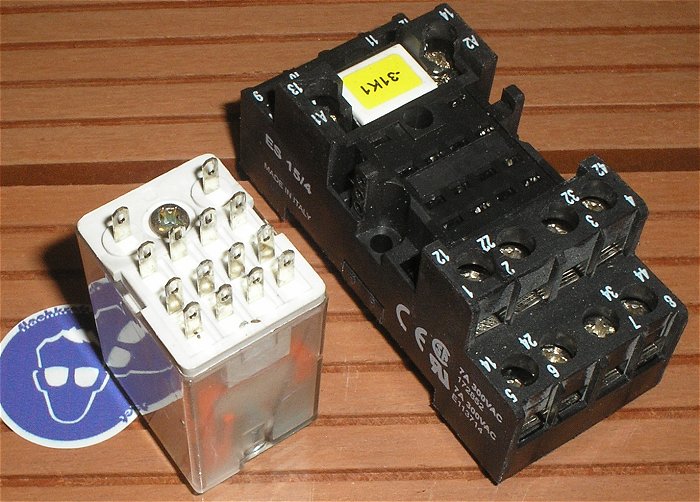 hq3 5x Relais Koppelrelais 24V Volt DC 4xUM Tele RM 024L ES15 4