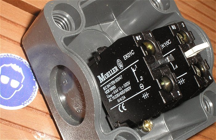 hq2 Notaus Not Aus Taster Schalter Moeller RPV KC I EAN 4015080293743