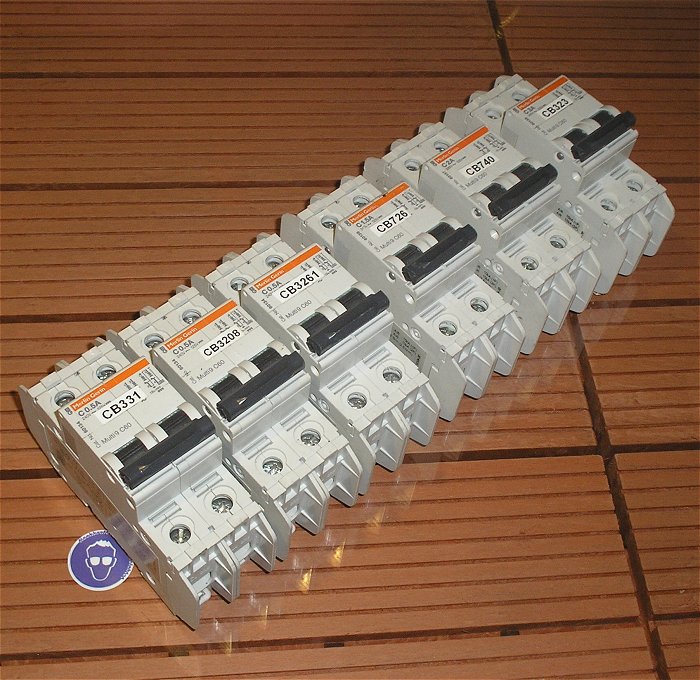 hq 6x Leitungsschutzschalter LSS Automat Sicherung u.a.C 0,5 1,5 2 3A Ampere 2polig