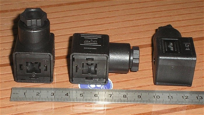 hq2 Ventilstecker Gerätesteckdose für Magnetventil MPM B-12 250V 10A