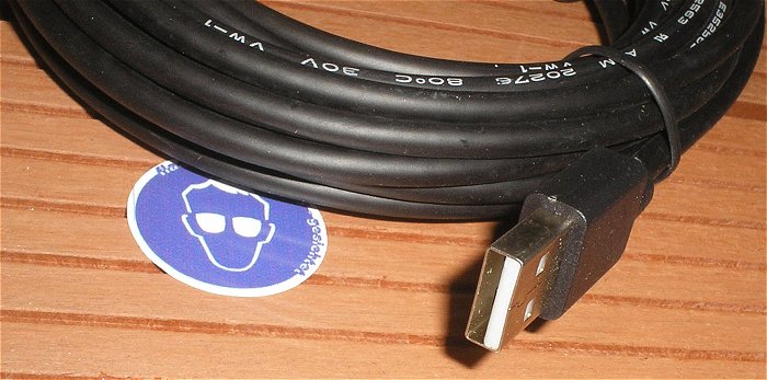 hq1 Kabel Verlängerung 5m Meter USB2.0 male A auf female A Steckdose EAN 4040849954498
