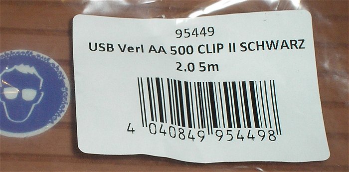 hq4 Kabel Verlängerung 5m Meter USB2.0 male A auf female A Steckdose EAN 4040849954498