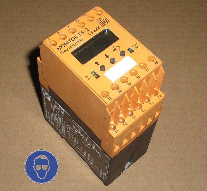 hq Impulsauswertesystem Relais 230V 24V Frequency Slip IFM Monitor FS2 FS-2 DS2005