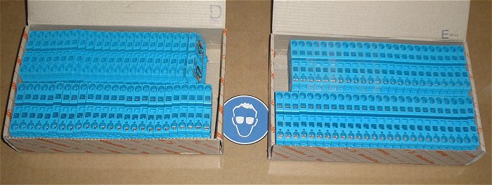 hq1 ca 47x Klemme Reihenklemme 6,0mm² Weidmüller ZDU 6 BL 1608630000 EAN 4008190259259