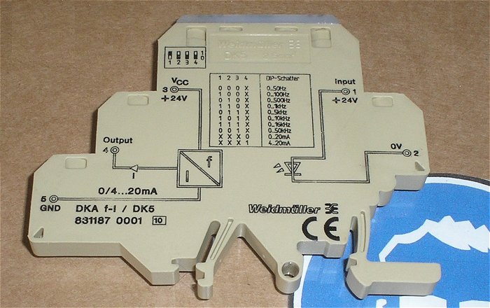 hq2 Trennverstärker Weidmüller DKA F-I DK5 0-50kHz 0-4-20mA 8311870001 EAN 4008190372521