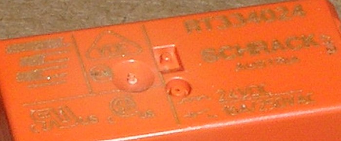 hq4 4x Relais Printrelais 24V Volt DC 1S Schließer 16A Schrack RT334024 EAN 9004839019579