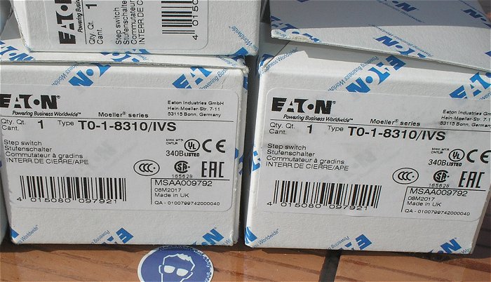 hq4 Schalter Stufenschalter Eaton Moeller T0-1-8310 IVS EAN 4015080097921