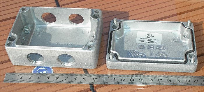 hq5 1x Alu Gehäuse Weidmüller Klippon K2 2M20AB CSS EAN 4032248986217