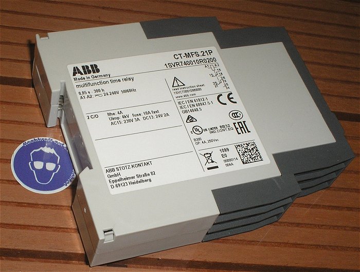 hq1 Zeitrelais Multifunktion 24-240V AC DC ABB CTMFS.21P EAN 4016779851572