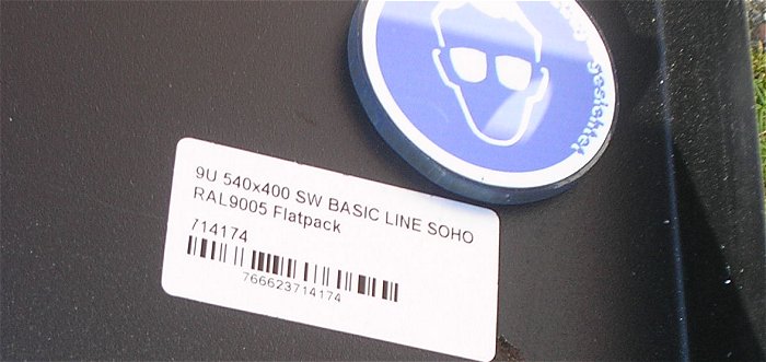 hq3 Rack 9HE U 540x400mm SW Basic Line Soho Flatpack 766623714174