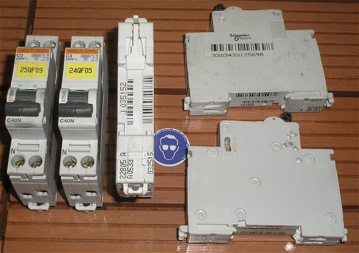 hq1 Leitungsschutzschalter LSS Automat Sicherung C3 A Ampere 2polig Merlin Gerin