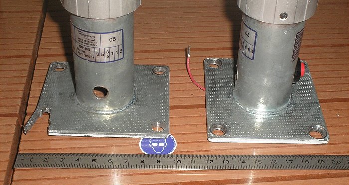 hq4 Türmagnet Elektromagnet Magnet mit Gegenplatte 24VDC 24V DC 490N