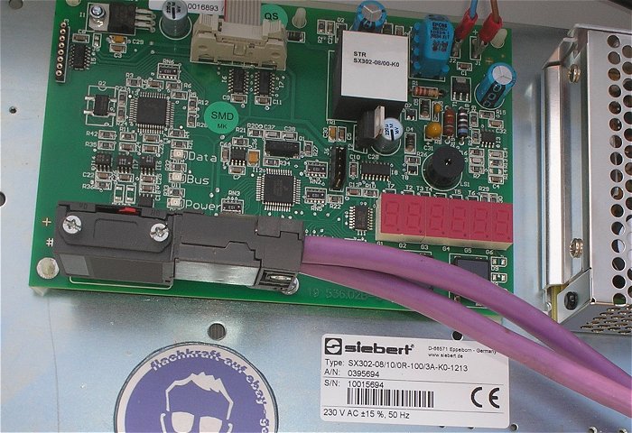 hq6 Schaltschrank mit LED Anzeige 230V AC Siebert SX302-08 10 0R-100 3A-K0-1213