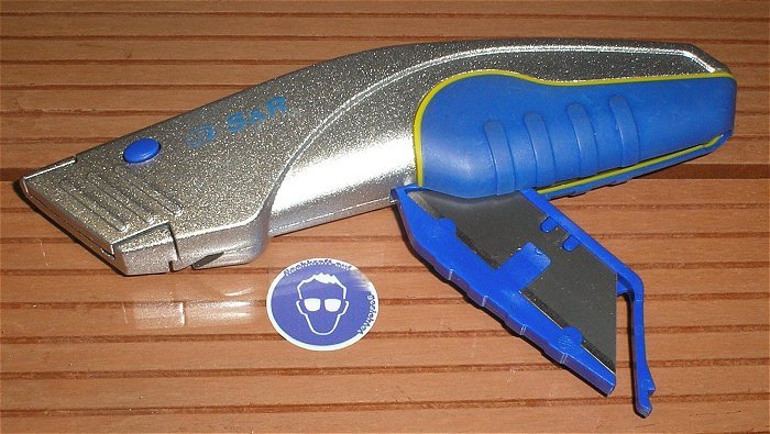 hq3 Cutter Messer Teppichmesser Schnellwechsel + 5 Trapez Klinge 18mm
