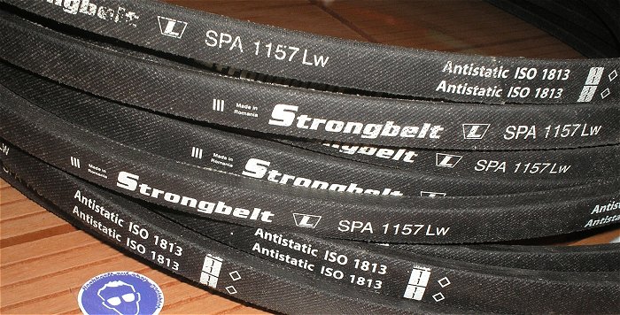 hq1 Riemen Keilriemen Strongbelt SPA 1157 Lw Antistatic ISO 1813