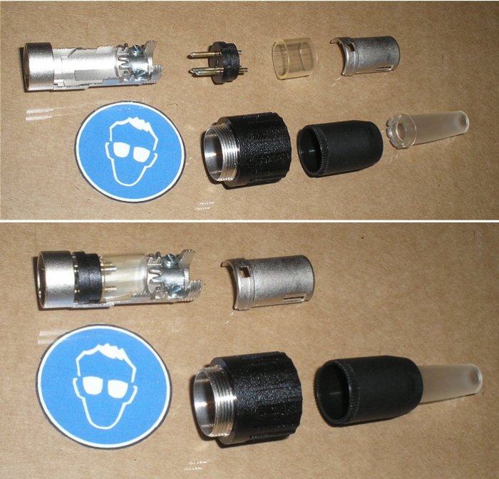 hq2 Stecker Steckverbinder DIN 3 polig male männlich Amphenol Tuchel C091 A T3260013