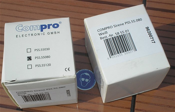 hq3 Sirene 50V Volt DC Compro PSS.55.080 55080 585501 EAN 4051455099077