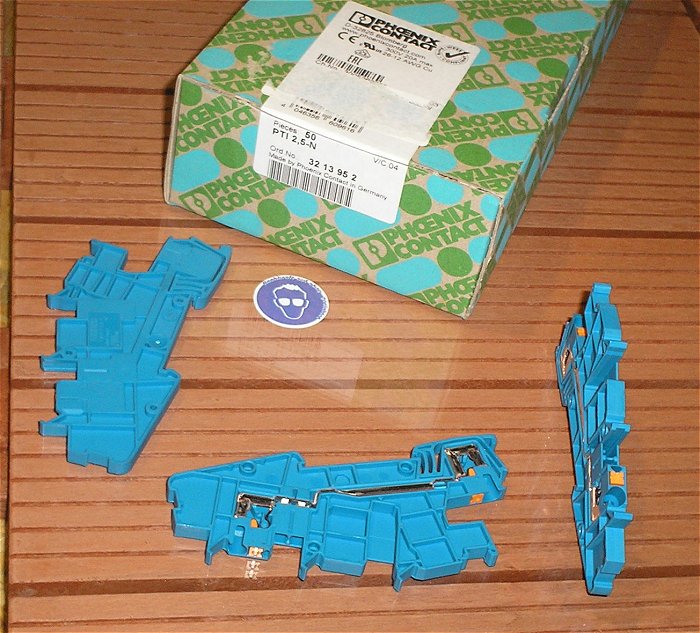 hq ca 50x Klemme blau Phoenix Contact PTI2,5-N 3213952 EAN 4046356609616