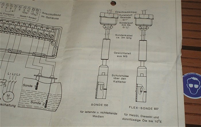 hq3 2x Sonde 150 ? für Füllstand Afriso Grenzschalter RG210