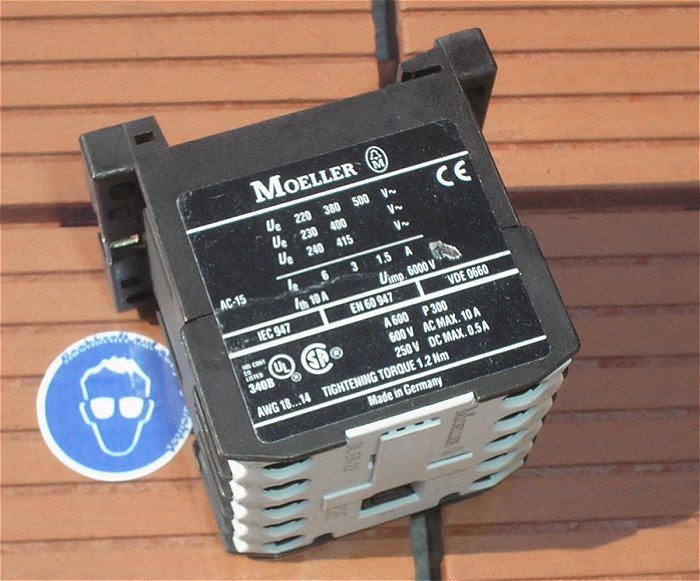 hq1 Schütz Hilfsschütz 230V Volt AC 2S2Ö Moeller DILER DIL ER-22 22E