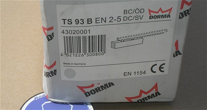 hq1 Türschließer Dorma TS93B BC ÖD DC SV EN2-5 43020001 EAN 4021226300800