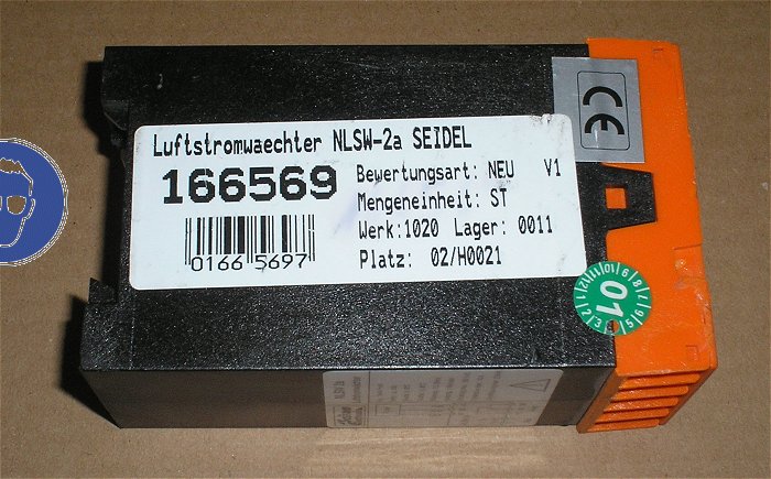 hq3 2x Relais Auswerteeinheit Luftstromwächter Seikom NLSW 2a 230V Volt AC