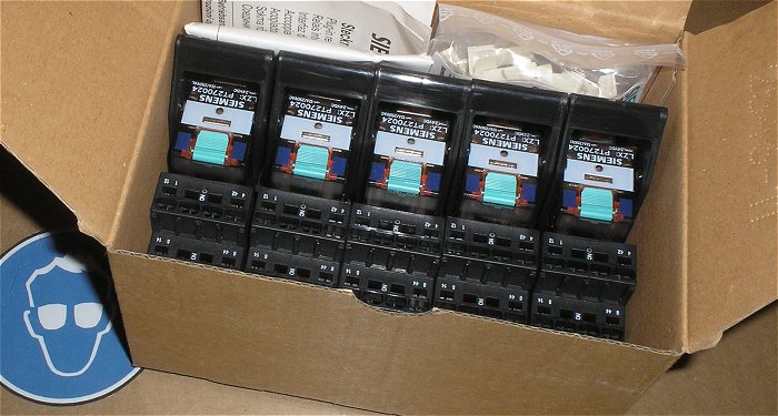 hq3 1x Relais + Sockel 24V Volt DC Komplettgerät Siemens LZS: PT2D5L24 EAN 4011209777774