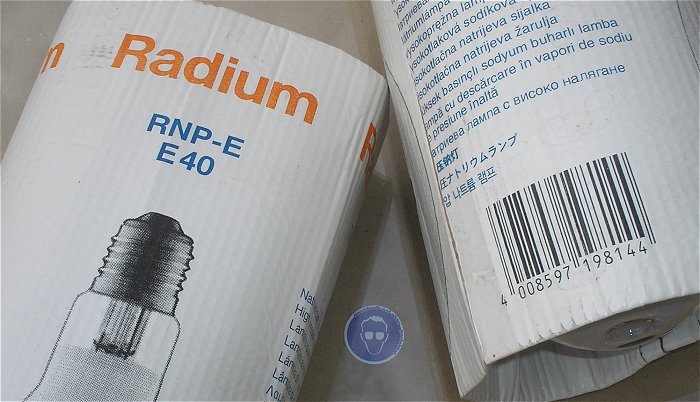hq3 2x Entladungslampe Radium RNP-E E40 400W Watt EAN 4008597198144