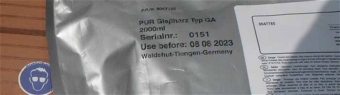 hq3 Gießharz 2000ml im Mischbeutel PUR GA 0151 Filoform 8047785