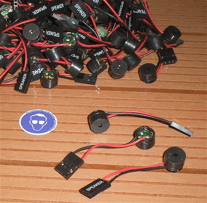 hq Mini Buzzer Speaker Beeper PC Lautsprecher für 4pol 4polig Computer Mainboard Bios