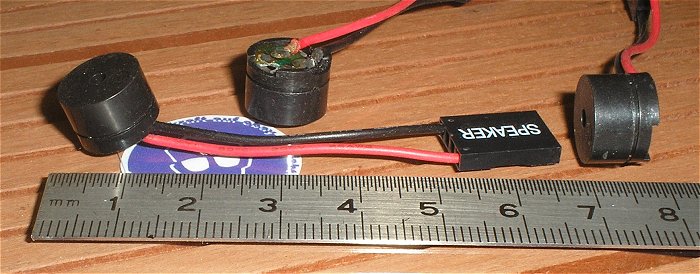 hq2 Mini Buzzer Speaker Beeper PC Lautsprecher für 4pol 4polig Computer Mainboard Bios