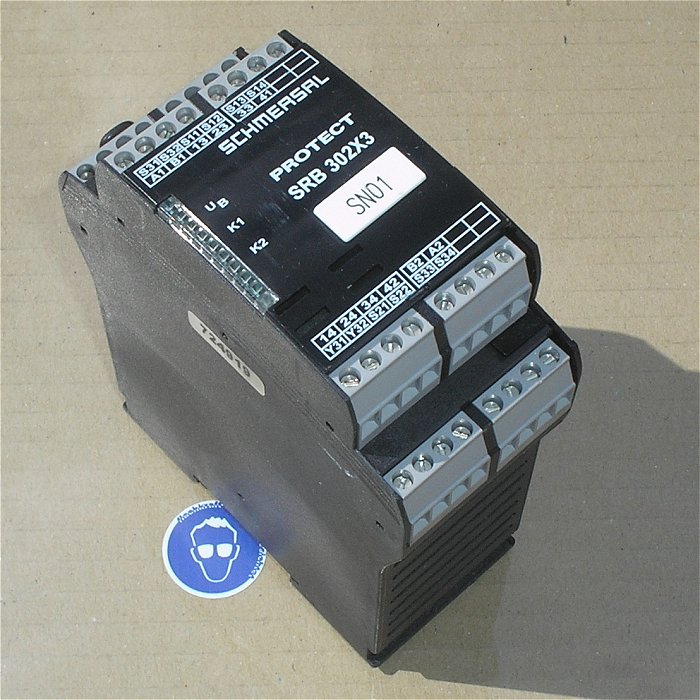 hq Relais Sicherheitsrelais 24V Volt DC Schmersal SRB 302X3