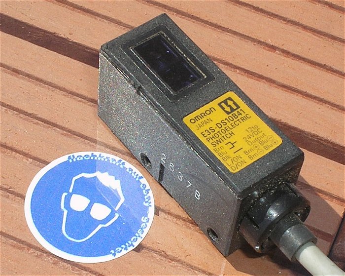 hq1 Lichtschranke Photoelectric Sensor 24V Volt DC Omron E3S-DS10B41