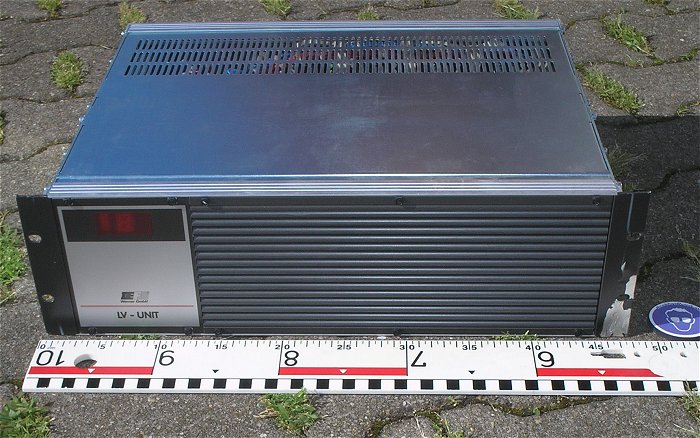 hq2 3HE 19 Zoll Rack-Gehäuse Rackgehäuse IEF Werner LV Unit 2Ph 90V