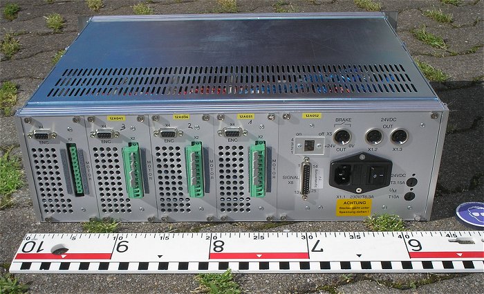 hq5 3HE 19 Zoll Rack-Gehäuse Rackgehäuse IEF Werner LV Unit 2Ph 90V