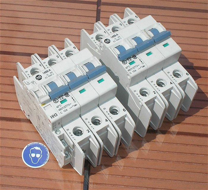 hq 2 Leitungsschutzschalter LSS Automat Sicherung C10 A Ampere 3polig
