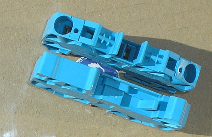hq1 10x Klemme Reihenklemme 10mm² blau Wieland WKF 10 35 BL
