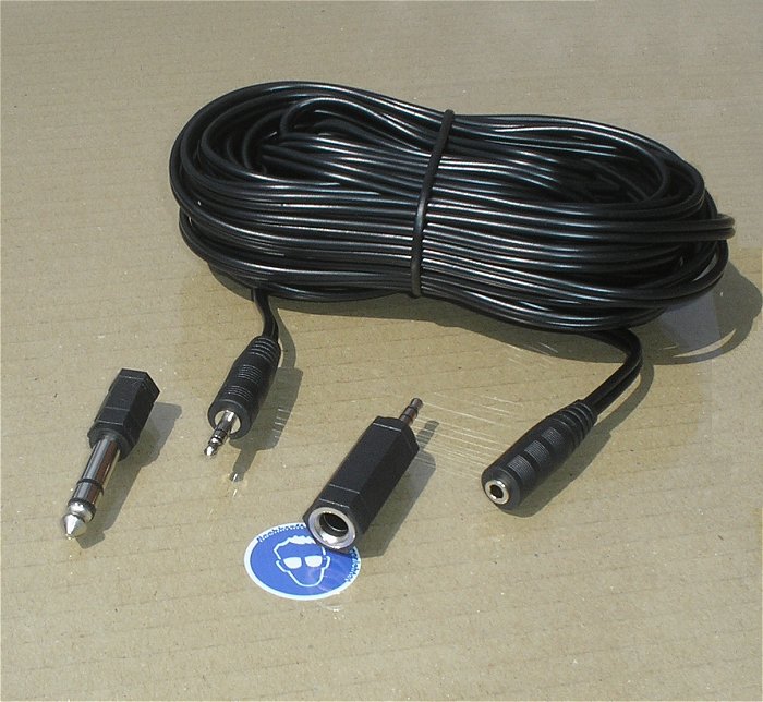 hq 10m Audio Verbindungskabel Klinke 3,5mm Stereo Kabel Verlängerung Stecker Buchse