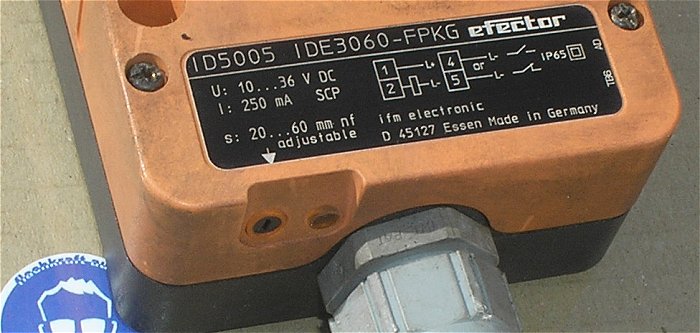 hq3 induktiver Näherungsschalter 24V IFM Efector ID5005 IDE3060-FPKG