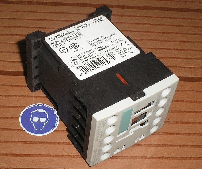 hq1 Schütz 24V Volt DC 4S Siemens 3RH1262-1BB40 EAN 4011209515611